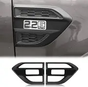 SUERAUTO4X4 for Ford Ranger PX2 PX3 & Ford Everest UA UAII 2015-2022 Accessories Side Vent Cover Trim Front Left Right Side Vent Wind Air Guard Trim Matte Black, 2PCS