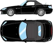 Make up EM729E Eidolon 1/43 Honda S2000 20th Anniversary (AP2) 2020 Berlina Black Finished Product