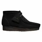 NEW MEN EXCLUSIVE CLARKS OF ENGLAND BLACK SUEDE ORIGINAL WALLABEE 26103669-33281