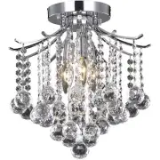 Living District LD8200F12C Amelia Flush Mount Chrome