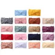 1Pc Baby Headband for Girls Elastic Knit Children Turban Baby Bows Soft