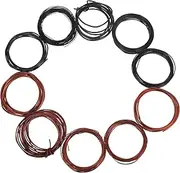 10pcs Braided Aluminum Wire Bonsai Wire Kit Aluminum Wire for Crafts Wire for Bonsai Trees Training Wire Branch Fixing Wire Plant Shaping Wire Branch Tool Tree Branch Bending Wire