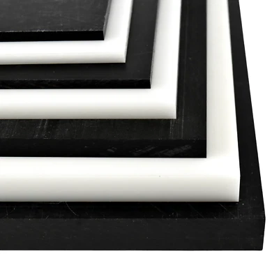 BuyPlastic Black Delrin / Acetal Copolymer Plastic Sheet 2-3/4" x 12" x 12"