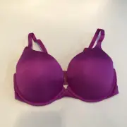 Savage X Fenty Women’s Microfiber Push-Up Bra Purple Size 34DDD