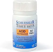Schuessler Tissue Salts 125 Tablets - Nat Phos - No 10 - Acid Neutraliser