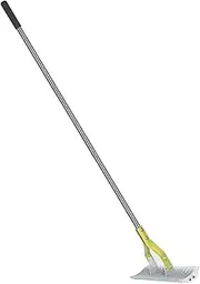 Dethatcher Rake | Dethatching Rake Garden Manual Dethatcher - Manual Dethatcher, Dead Grass Rake, Metal, Stainless Steel Heavy Duty Lawn Loosening Soil Rake