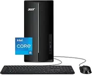 Latest ACER Aspire Mini Tower Desktop | Intel 6-Core i5-12400 | Intel UHD Graphics | 32GB DDR4 512GB NVMe SSD + 1TB HDD | WiFi 6 | Bluetooth | HDMI | RJ-45 | DVD-RW | Windows 11 Home