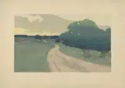 The Long Road – Argilla : Arthur Wesley Dow : 1898 : Archival Quality Art Print