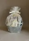 Stonewash Oatmeal & Almond Bath-Body Gift Basket, Shower Gel, Body Lotion…New