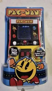 PAC-MAN Basic Fun! Mini Classic Arcade Gameplay Full Color LCD Screen