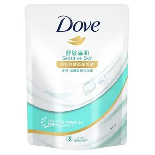 【Dove 多芬】滋養/go fresh系列柔膚沐浴乳補充包580g(滋養/舒敏/清爽/桃悅)