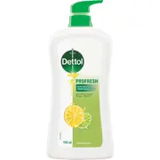 Dettol Profresh Shower Gel Body Wash Lemon And Lime 950ml