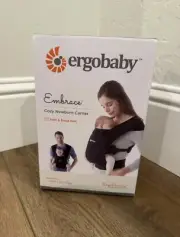 Ergobaby Embrace Cozy Knit Newborn Carrier - Pure Black