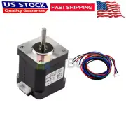 JK42HS48-1684 1.8 Degree 42mm 2A 12V NEMA17 2 Phase Hybird Stepper Motor USA