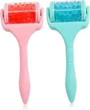 HAKIDZEL 1PC Facial Portable Skin Beautifier with Green Handle Random Color Beads Cooling Face Massager for Thin Face and Skin Care for Womens Beauty Routine Random Color