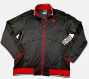 And1 Dribble Jacket Mens XL Full Zip Black Heather Shooting Shirt Basketball NWT