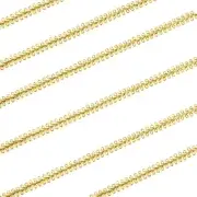 Gold Lace Trim 18 Yards Gold Gimp Braid Scroll Braid Trim Gold Metallic Swirl