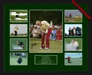 JACK NICKLAUS LIMITED EDITION SIGNED & FRAMED MEMORABILIA PGA MASTERS CHAMPION