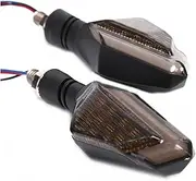 Turn Signal Indicator 2PCs Universal Motorcycle Blinkers Warning Lamp - Turn Signal Lights