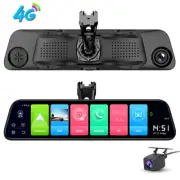 12" touch screen rearview mirror Andriod 8.1 ADAS car dash cam reversing camera