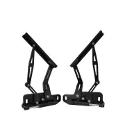 Aeroflow Billet Bonnet Hinge Kit Black Finish for Holden Hq-Wb Torana Lh-Uc