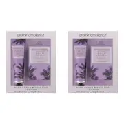2PK Arome Ambiance Nature Hand Cream & Soap Hand Care Duo Set Lavender Purple