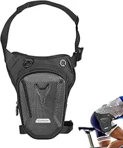 Drop Leg Bag, Motorcycle Hard Shell Thigh Wallet with Leg Strap, Multifunctional Thigh Bag for Motorcycle, Travel, Hiking, Climbing, Black, See Description, See Description, Black, see description