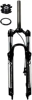 Electric Bike Front Forks 26 27.5 29 Inch Mountain Bicycle Suspension Fork Spread 100mm 9mm QR 1-1/8 Straight Tube Travel 90mm Disc Brake DH AM XC