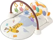TUMAMA Baby Floor Gyms Playmats Activity Gym with Sounds Lights Music Kick an...