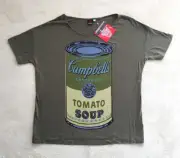 Vintage Andy Warhol Campbell's soup can T shirt / Keith Haring Bansky