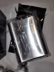 NIB Stainless Steel 6 oz Hip Flasks with Funnel - 6 Lot