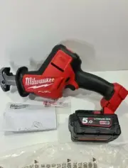 Milwaukee 18v Compact Reciprocating Saw M18FHZ-O + 5Ah Battery - New