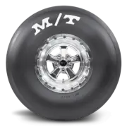 Mickey Thompson Tyre ET Drag Slick 34x13.50-16 X8 Compound Bias-ply Solid White