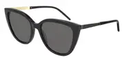 Saint Laurent SL M70 002 Men's Sunglasses Black Size 55