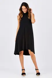 The Sleeveless High Low Dress--BIRDK-428