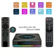 X96-X4 Android 11.0 Dual WiFi 5G+1000M S905X4 UHD 8K Voice Control Smart TV Box
