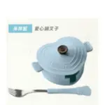 7-11 法國 LE CREUSET 食尚精品餐具組 藍色 叉子