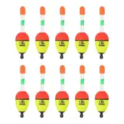 0.18oz Fishing Bobbers, 10 Pack EVA Fishing Float, Yellow