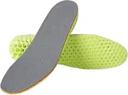 HAWILLOSCH 1 Pair Height Increase Insoles Breathable Invisible Shoe Inserts for Men Women Heel Lift Non Slip Cushioned Support for Sneakers Boots Green