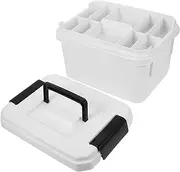 Double Layer Portable Medicine Box Handheld First Aid Case Sturdy Household First Aid Kit Multi-Purpose Storage Box
