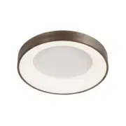 Justice Design Group ACR-4051-OPAL Acryluxe 19"W LED Flush Mount - Bronze