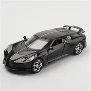 Scale Finished Model Car 1:32 Scale for Bugatti La Voiture Noire Sports Car Simulation Metal Car Model Replica Collection Car Souvenir Die-cast Vehicle(Black 1)
