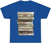 [Generic] 80s Rock Cassettes, Mix Tape, Vintage, Retro, Classic Rock, Old School, Party, Rock Band ds019 T-Shirt