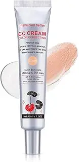 Korean Color Changing CC Cream, Rich in Centella Asiatica CC Cream Multi-Function Color Changing Moisturizing Foundation Waterproof Long-Lasting Makeup (1.5oz)