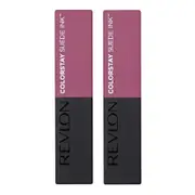 2x Revlon Colorstay Suede Ink Matte Lipstick 2.55g 009 In Charge