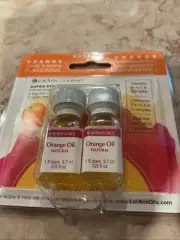 LorAnn Orange Oil For Candy/Baking. 2 pack Super Strength Oil. 125 oz ea.
