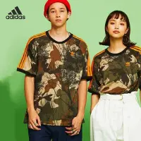 在飛比找Yahoo!奇摩拍賣優惠-100原廠％Adidas愛迪達三葉草運動短袖男CAMO AO