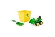 John Deere Kids Sandbox Toy Set with Tractor, Bucket, and Shovel