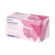 Medicom 205216 SafeMask Classics Earloop Face Masks ASTM Level 2 Pink 50/Box