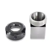 ER40 square collet block for use with er40 collets in a vice milling machine